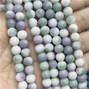 Ceramic Glass Beads Smooth Round, approx 8mm dia