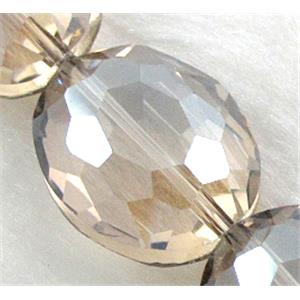 Crystal Glass Beads,  faceted, 16x20mm, 18pcs per st