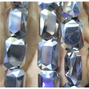 chinese crystal glass bead, faceted, approx 13x18mm, 18pcs per st