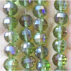 chinese crystal bead, faceted round, approx 10mm dia, 70pcs per st