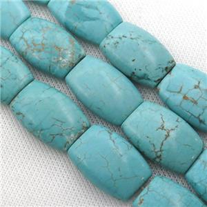 Magnesite Turquoise beads, oval, approx 18-26mm