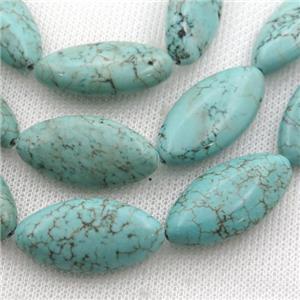 green Magnesite Turquoise beads, horseeye, approx 15-30mm