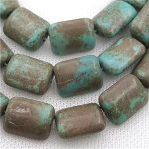 Magnesite Turquoise beads, rectangle, approx 14-18mm