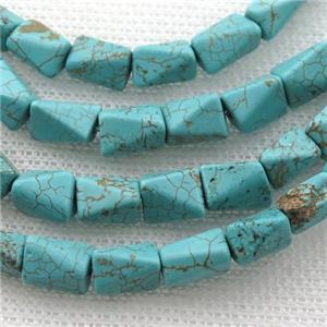 Magnesite Turquoise beads, approx 5-8mm