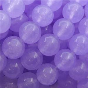 lavender Spong Jade Beads, round, approx 14mm dia