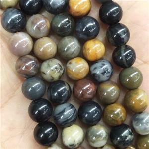 round natural Agate Beads, dye, approx 8mm dia