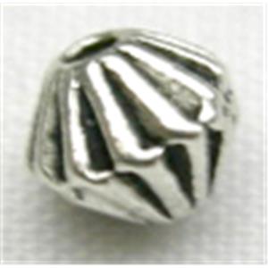 Tibetan Silver Spacers Non-Nickel, 4.5mm diameter