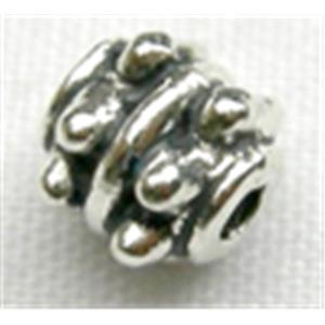 Tibetan Silver Spacers Non-Nickel, 5.5mm diameter