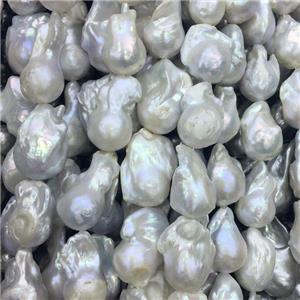 natural Baroque Style Pearl beads, B-grade, approx 18-20mm