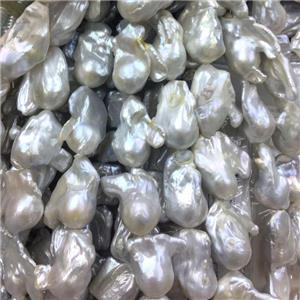 natural Baroque Style Pearl beads, AA-grade, approx 18-25mm
