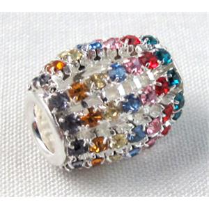 with middle east rhinestone, mixed, 16x13mm,5.5mm hole