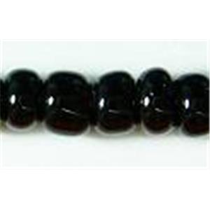 opaque colours Pony Beads, black, approx 2mm
