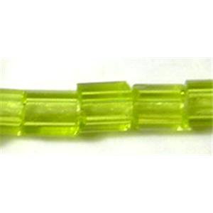 green Pony Bead - two cut 2mm, approx 2mm length