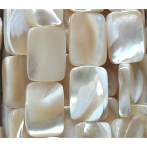 mother of pearl beads, Oblong, approx 18x25mm