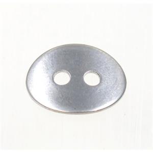 stainless steel beads separator with 2loops, approx 10.5-14mm