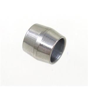 stainless steel beads separator, approx 8x8mm, 6mm hole
