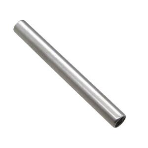 stainless steel tube beads, platinum plated, approx 5x45mm, 4mm hole