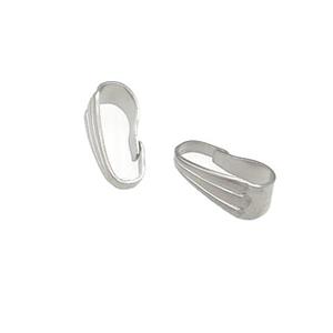 raw stainless steel bail, approx 4-9mm