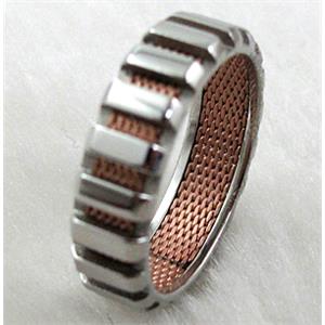 Stainless steel Ring, inside: 18.5mm dia