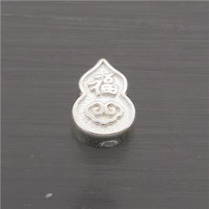 Sterling Silver Beads Gourd, approx 4-6mm