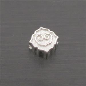 Sterling Silver Beads Square, approx 5mm