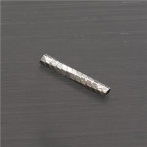 Sterling Silver Tube Beads, approx 1.5x10mm
