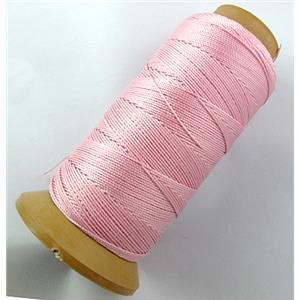 Pink Nylon cord, approx 0.5mm, 450meter per roll