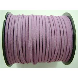 purple Synthetic Suede Cord, approx 3mm wide, 100yards per roll
