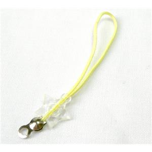 String hanger lt.yellow color, 45mm circinal