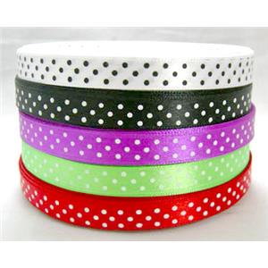 Mix Color Satin Ribbon, 20mm wide, 50yards per roll