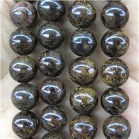 round Bronzite beads, approx 8mm dia