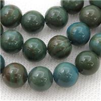 round blue Cuckoo Jasper beads, approx 10mm dia