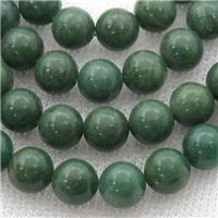 green African Chrysoprase Beads, round, approx 8mm dia