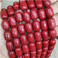 Natural Red Jasper Barrel Beads, approx 12x16mm