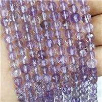 Natural Amethyst Beads Lt.purple Faceted Cube, approx 5.6-7mm