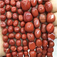 Natural Red Jasper Chips Beads Polished Freeform, approx 9-12mm