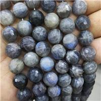 Natural Labradorite Beads Grade A Faceted Round, approx 12mm