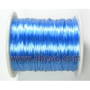 Crystal wire, stretchy, flat, blue